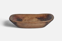 Swedish Craft, Bowl, Wood, Sweden, 19th Century