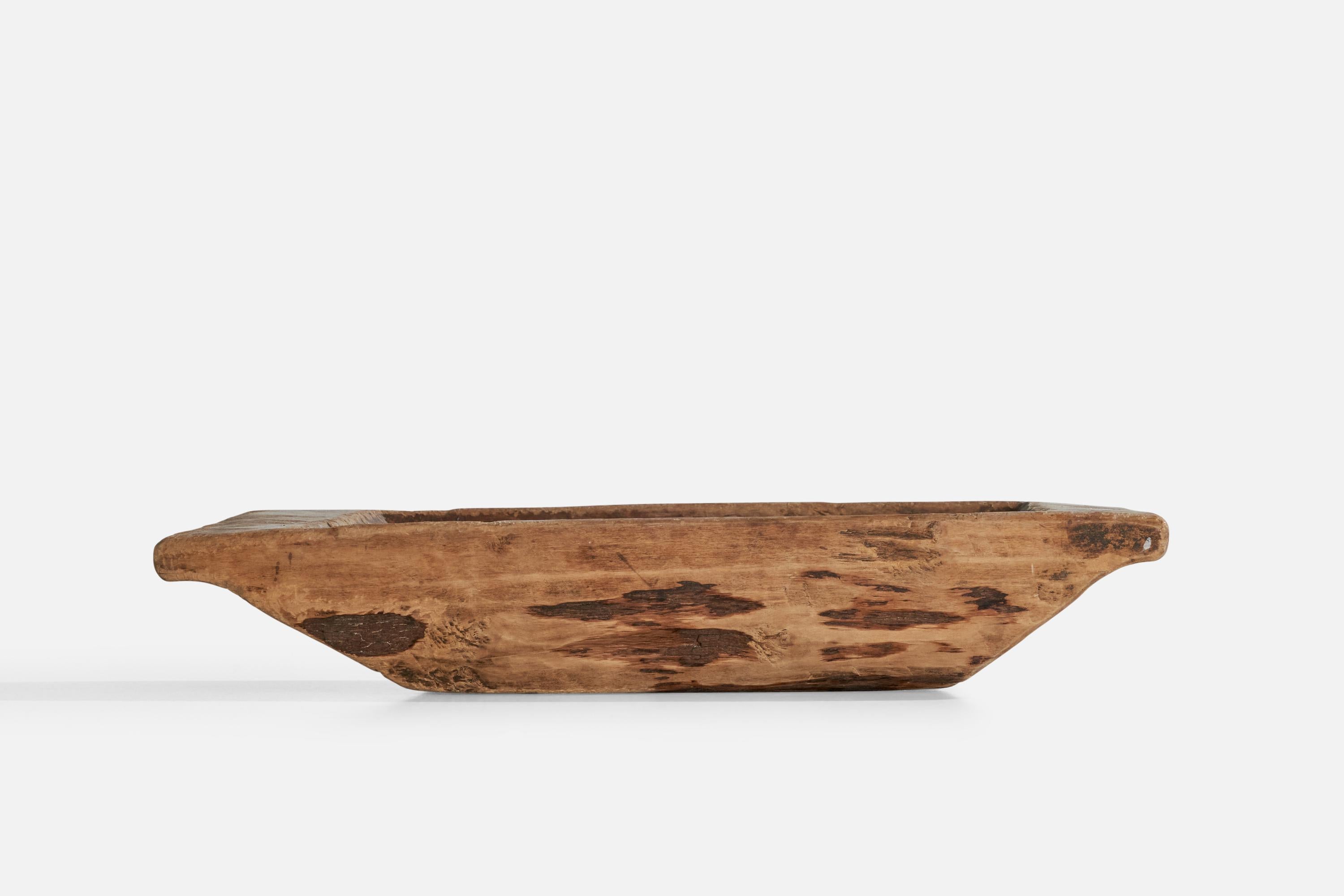 Swedish Craft, Bowl, Wood, Sweden, 19th Century For Sale 1