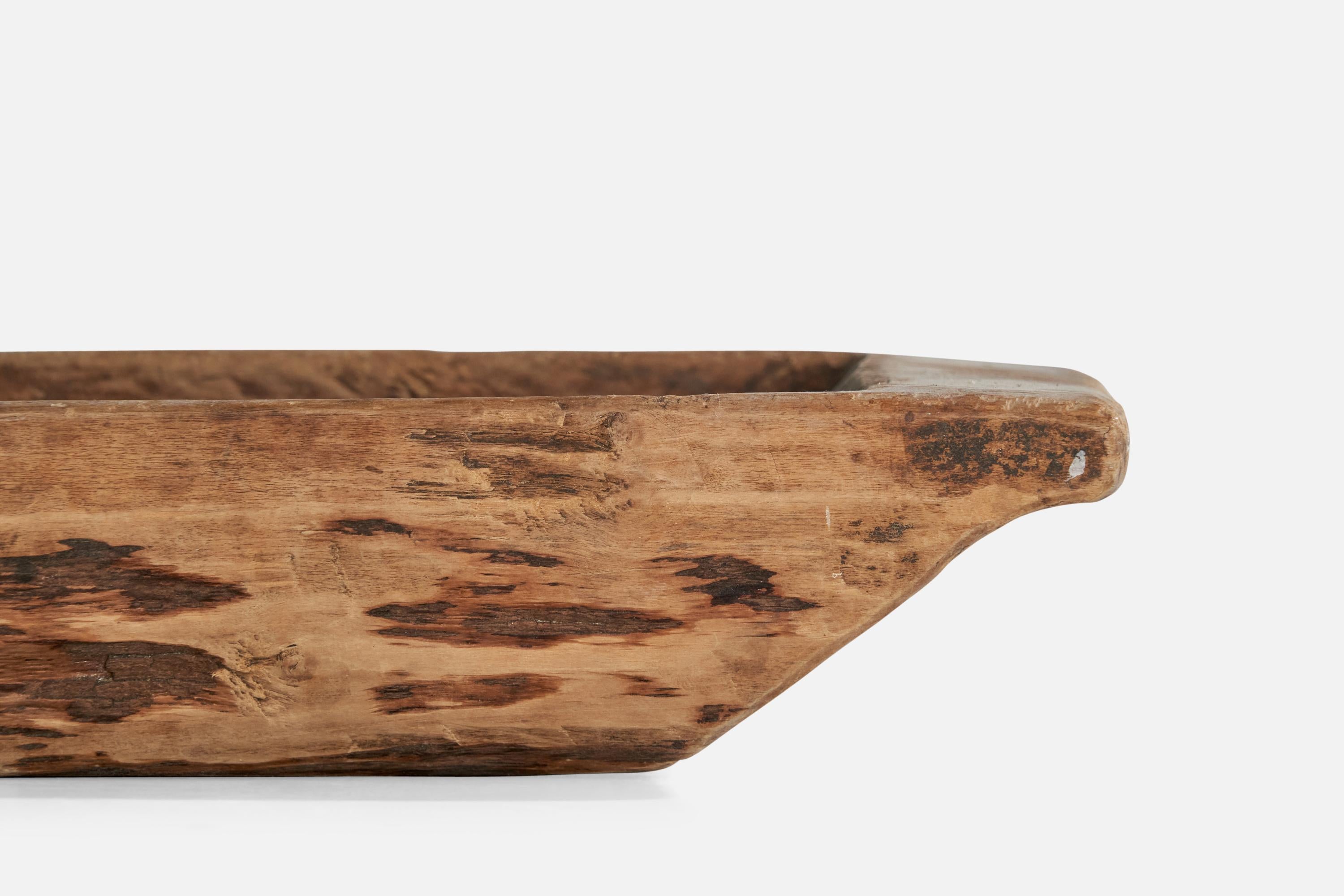 Swedish Craft, Bowl, Wood, Sweden, 19th Century For Sale 2
