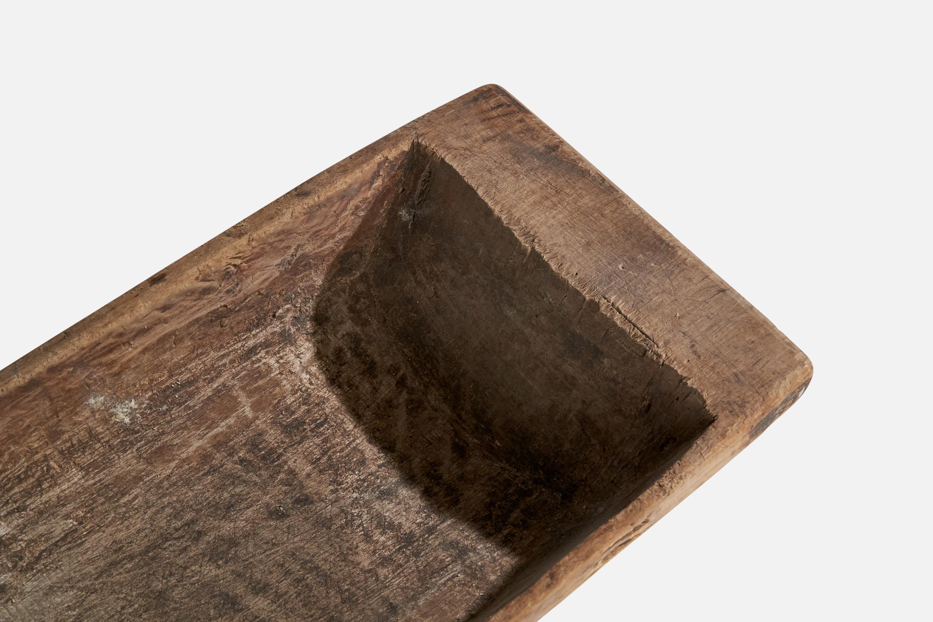 Swedish Craft, Bowl, Wood, Sweden, 19th Century For Sale 4