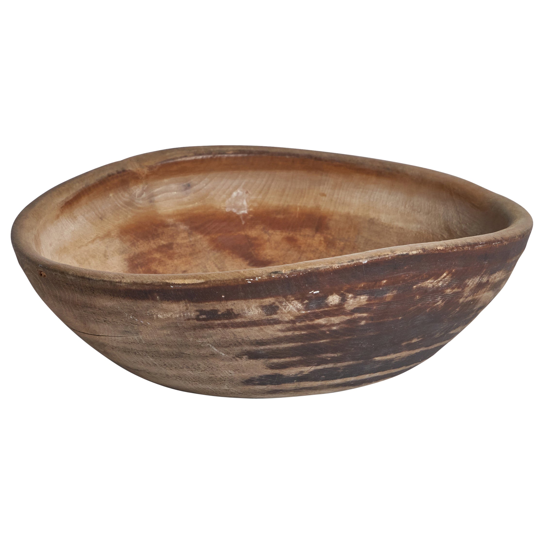 Swedish Craft, Bowl, Wood, Sweden, 19th Century