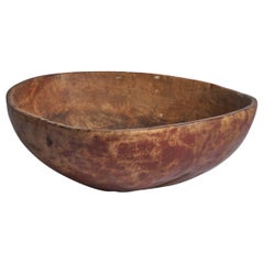 Artesanía sueca, Cuenco, Madera, Suecia, Siglo XIX