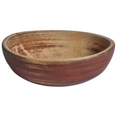 Artesanía Sueca, Cuenco, Madera, Suecia, Siglo XIX