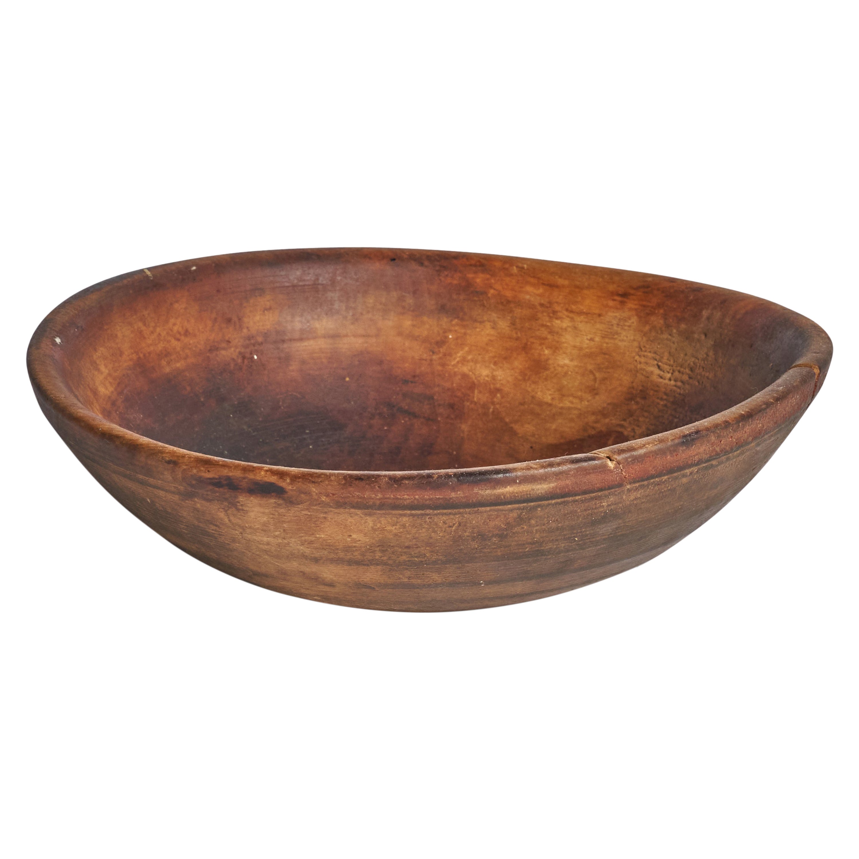 Swedish Craft, Bowl, Wood, Sweden, 19th Century