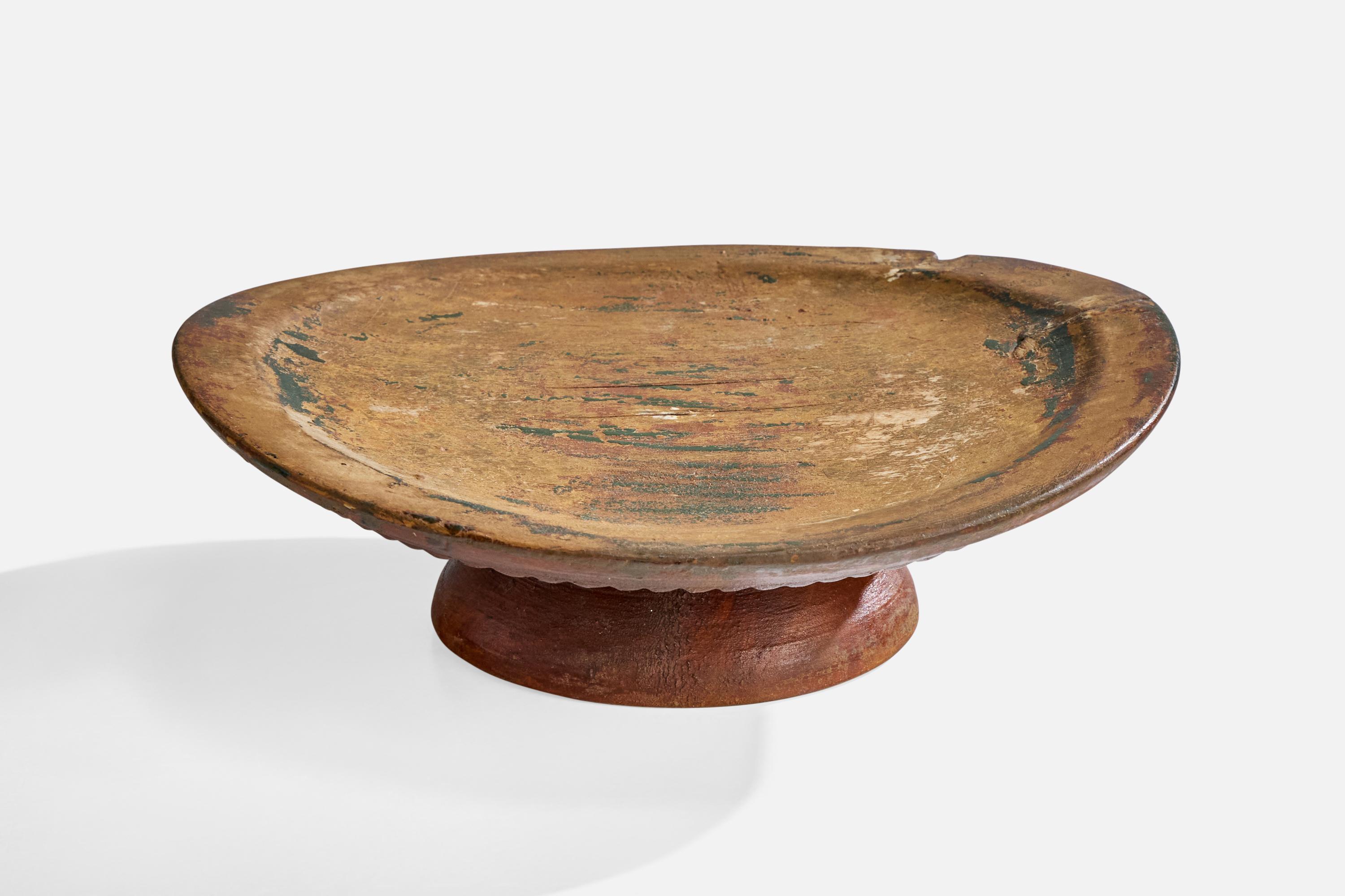 Artesanía sueca, Plato, Madera, Suecia, Siglo XIX Sueco en venta