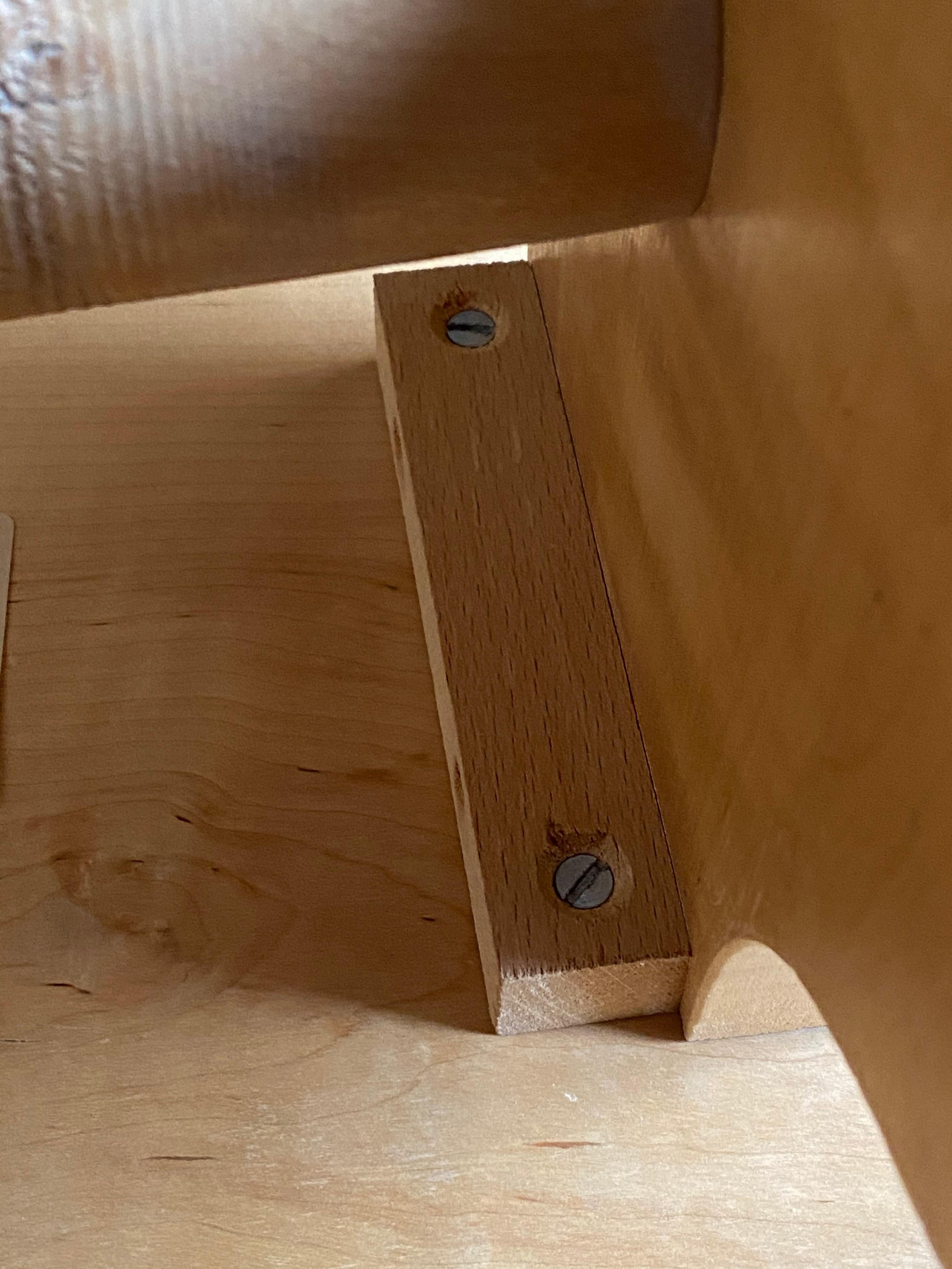 Swedish Craft, Freeform Stool or Side Table, Solid Light Wood, Sweden 2