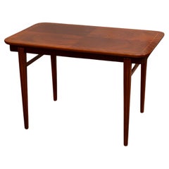 Swedish Crotch Mahogany Mid-Century Modern End Table