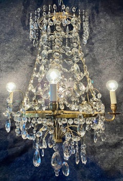 Swedish Crystal Chandelier