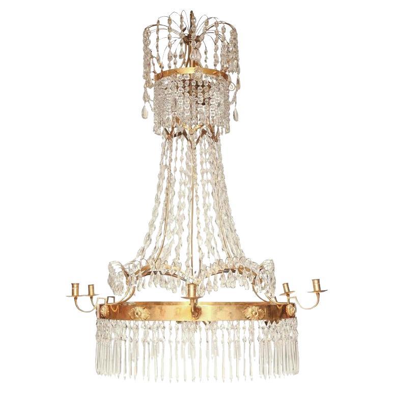 Swedish Crystal Chandelier