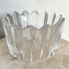 Swedish Crystal Vase, Fleur by Orrefors