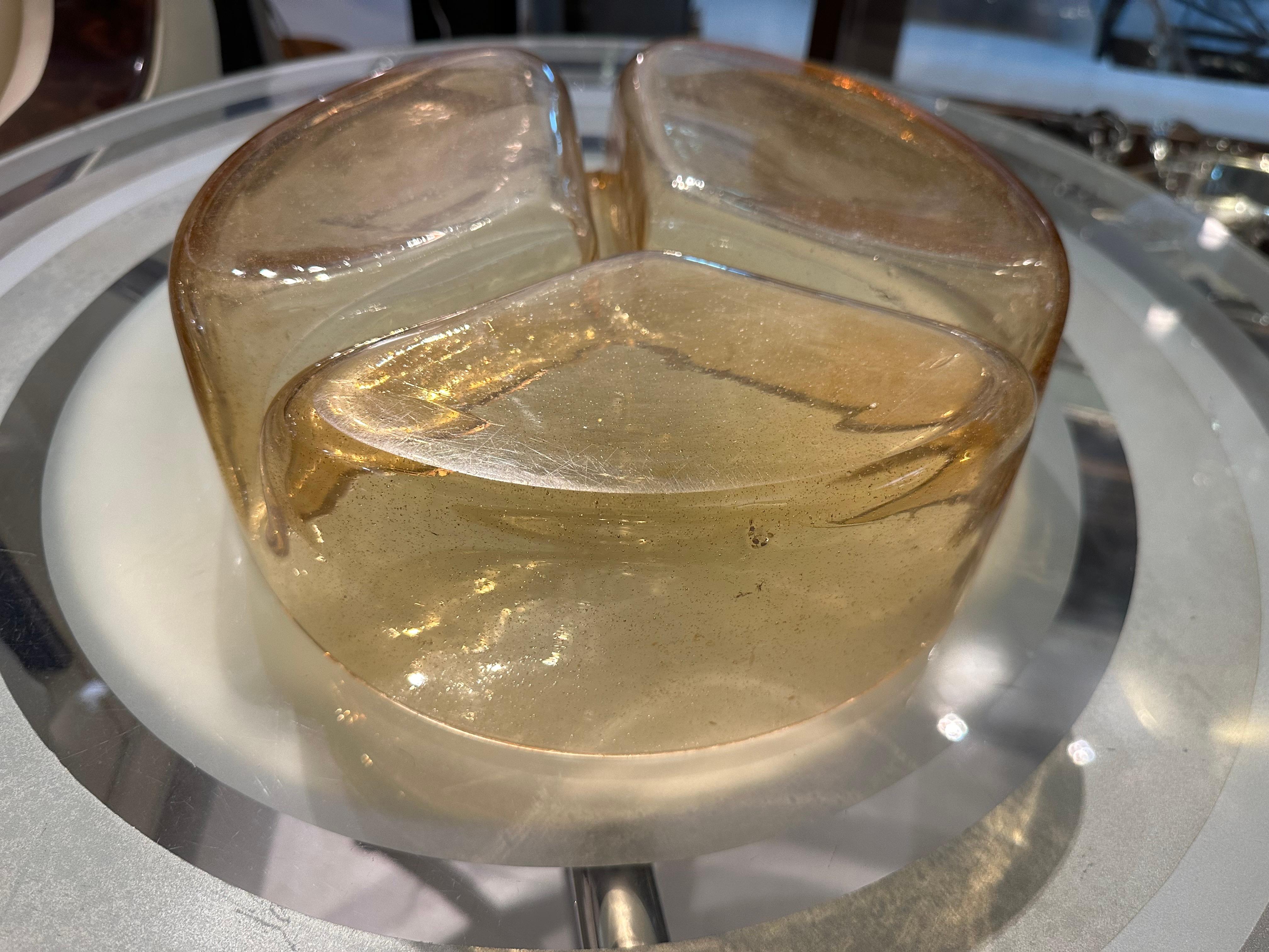 Swedish crystal  with divisions, 1950, Sweden For Sale 2