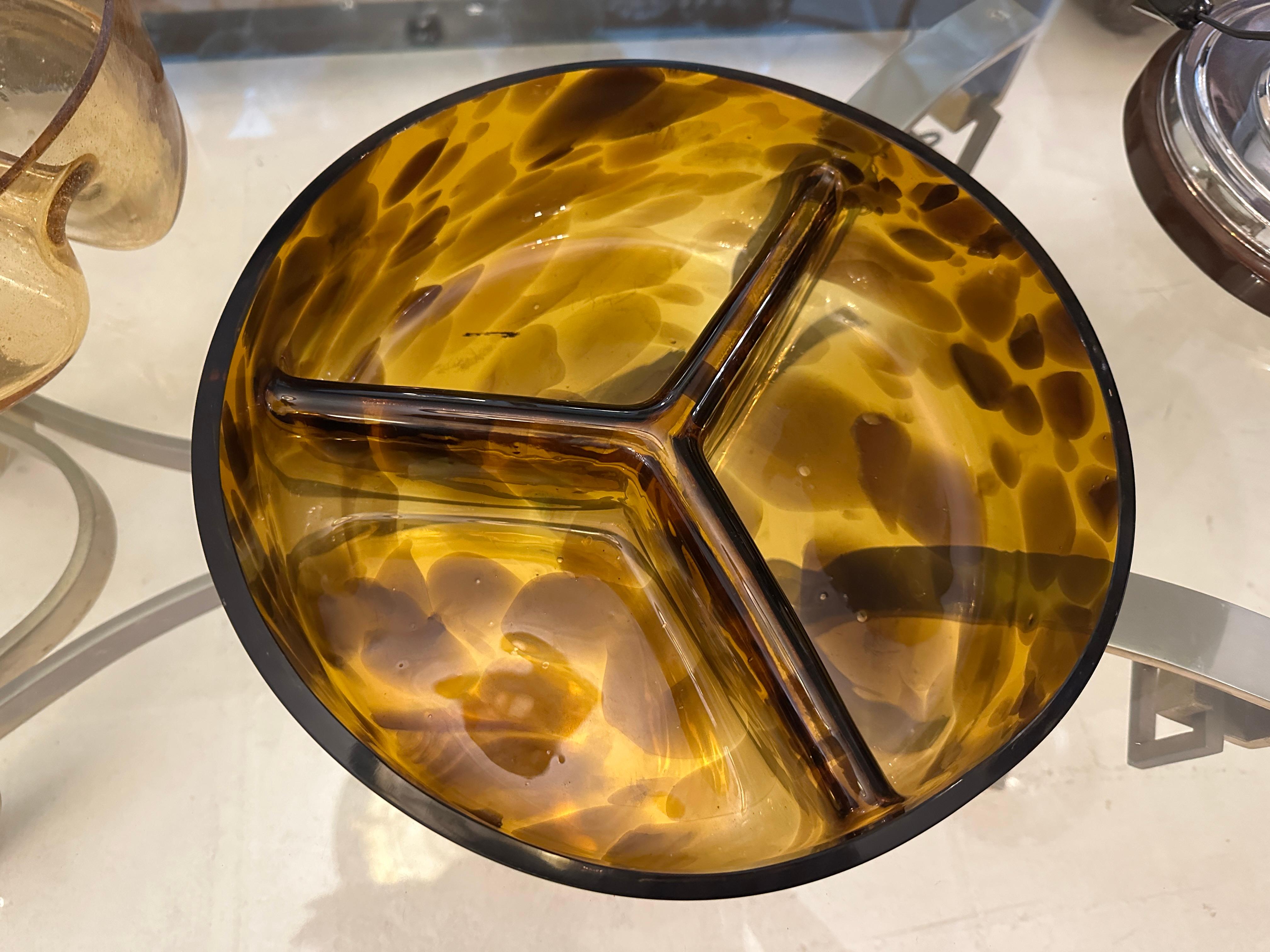 Swedish crystal  with divisions, 