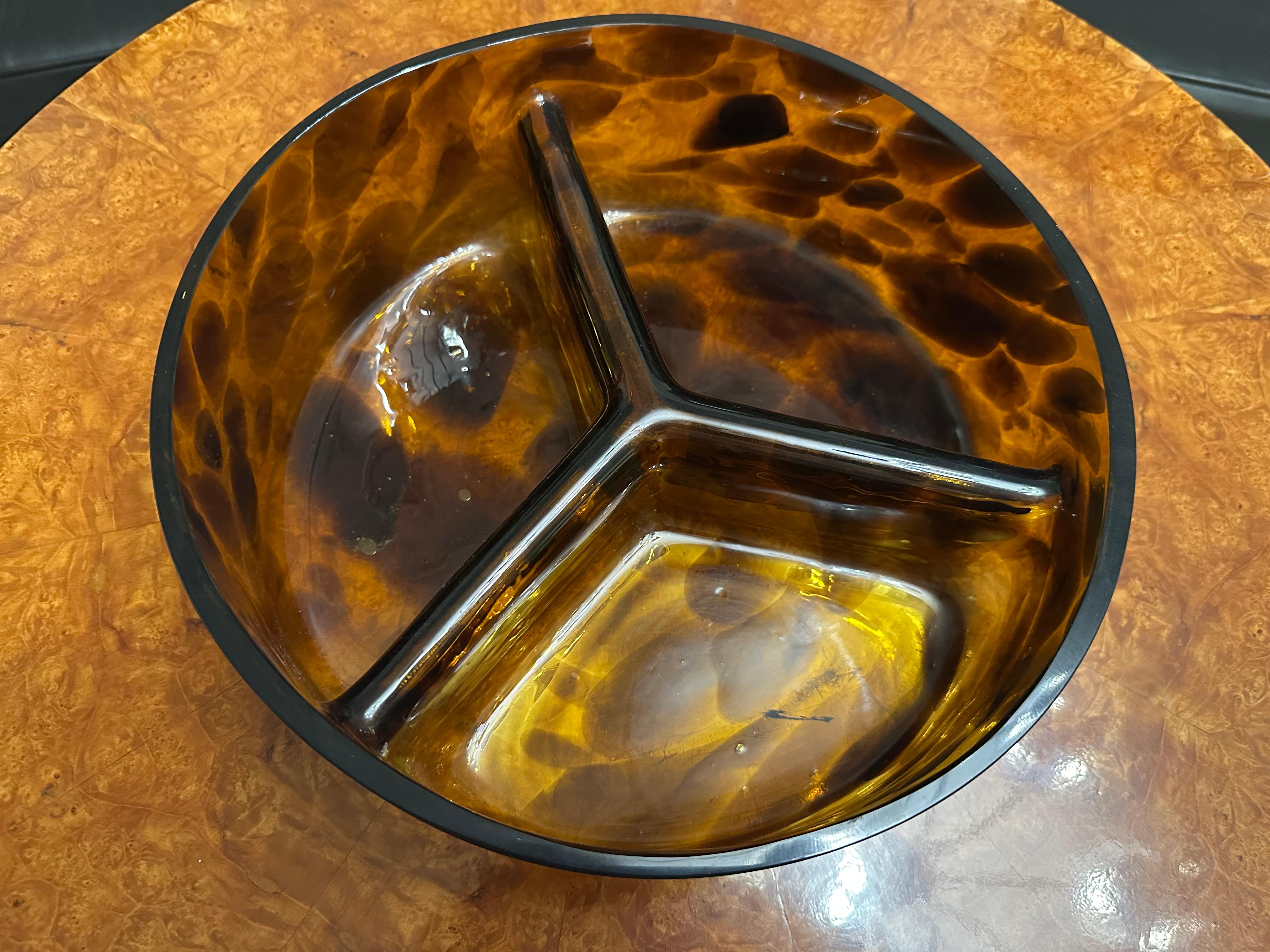 Mid-20th Century Swedish crystal  with divisions, 