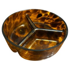 Swedish crystal  with divisions, "animal print" 1950, Sweden