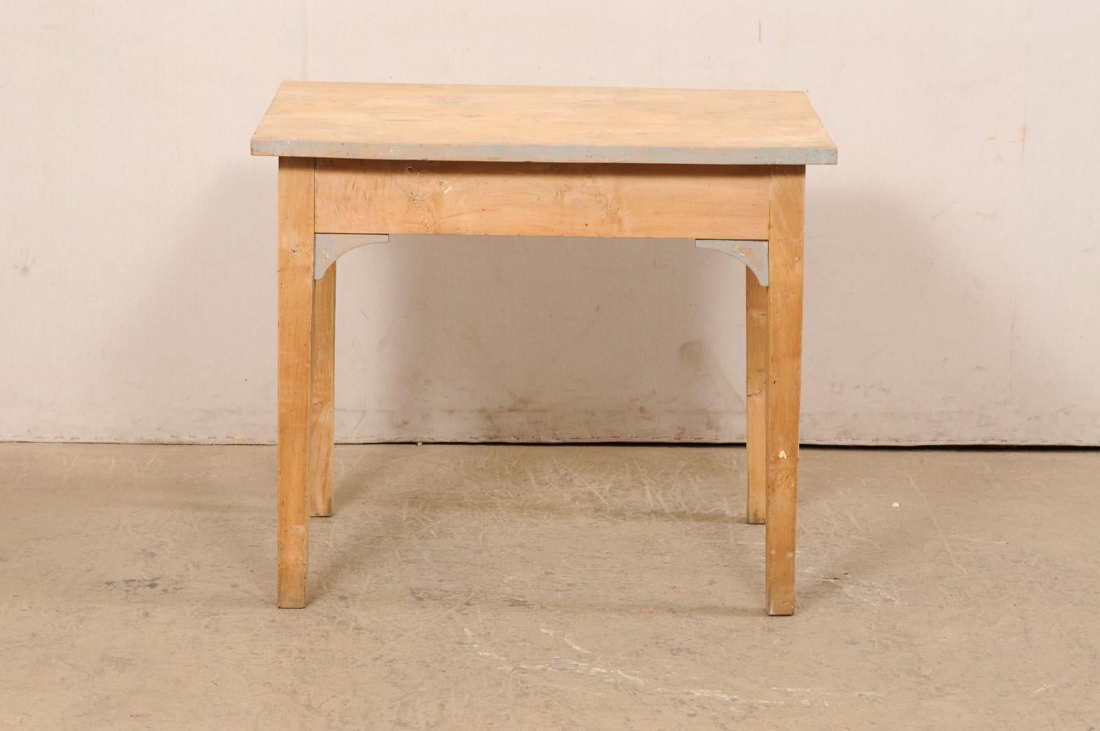 Swedish Curly Birch Wood Table, Early 20th C. For Sale 7