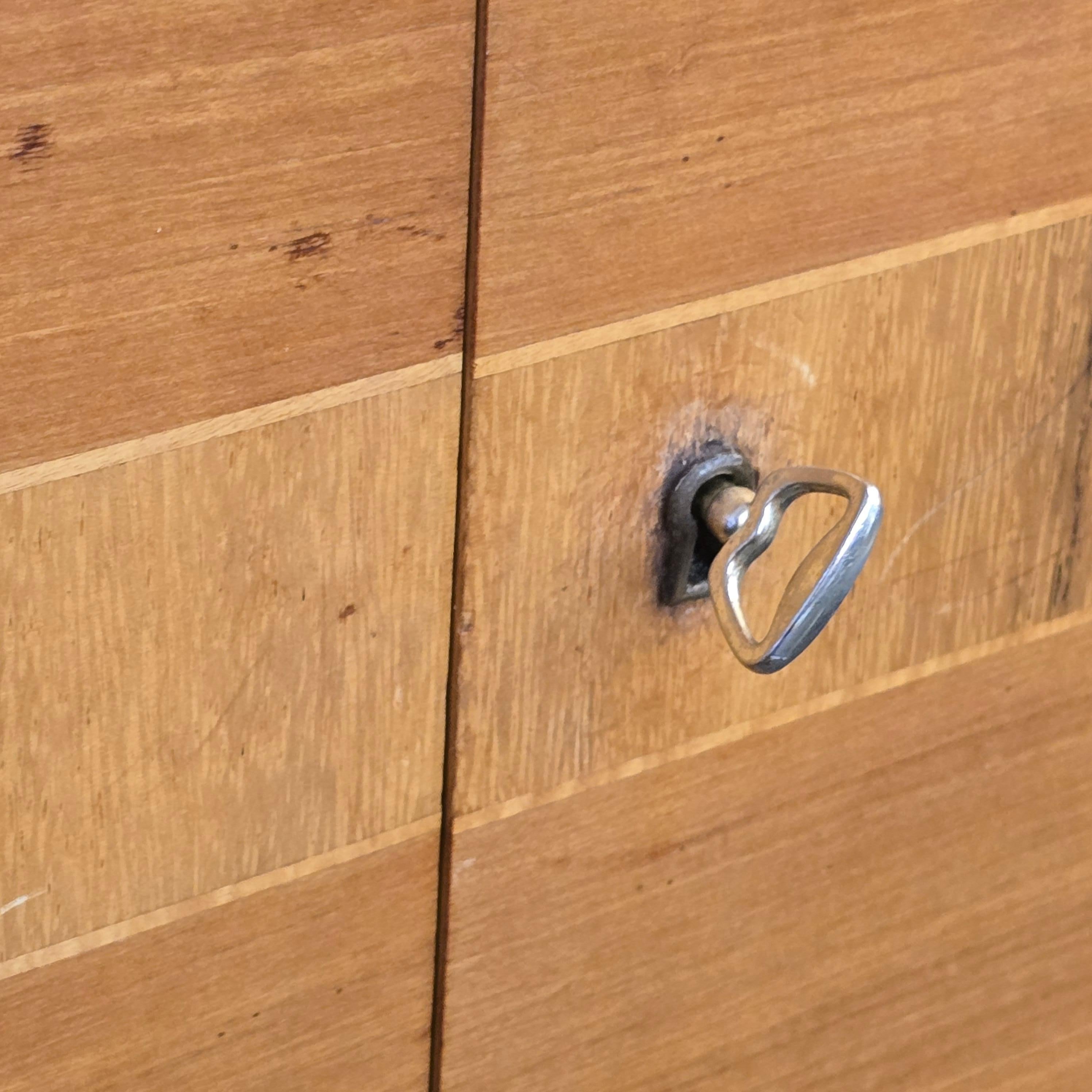 Armadio intarsiato in stile Deco svedese di Reiners in vendita 5