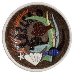 Swedish, Decorated Aquatic Charger
