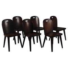 Swedish deigner pine dining chairs produced by Åby Möbelfabrik, 1930s