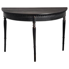 Swedish Demi-Lune Table, circa 1830