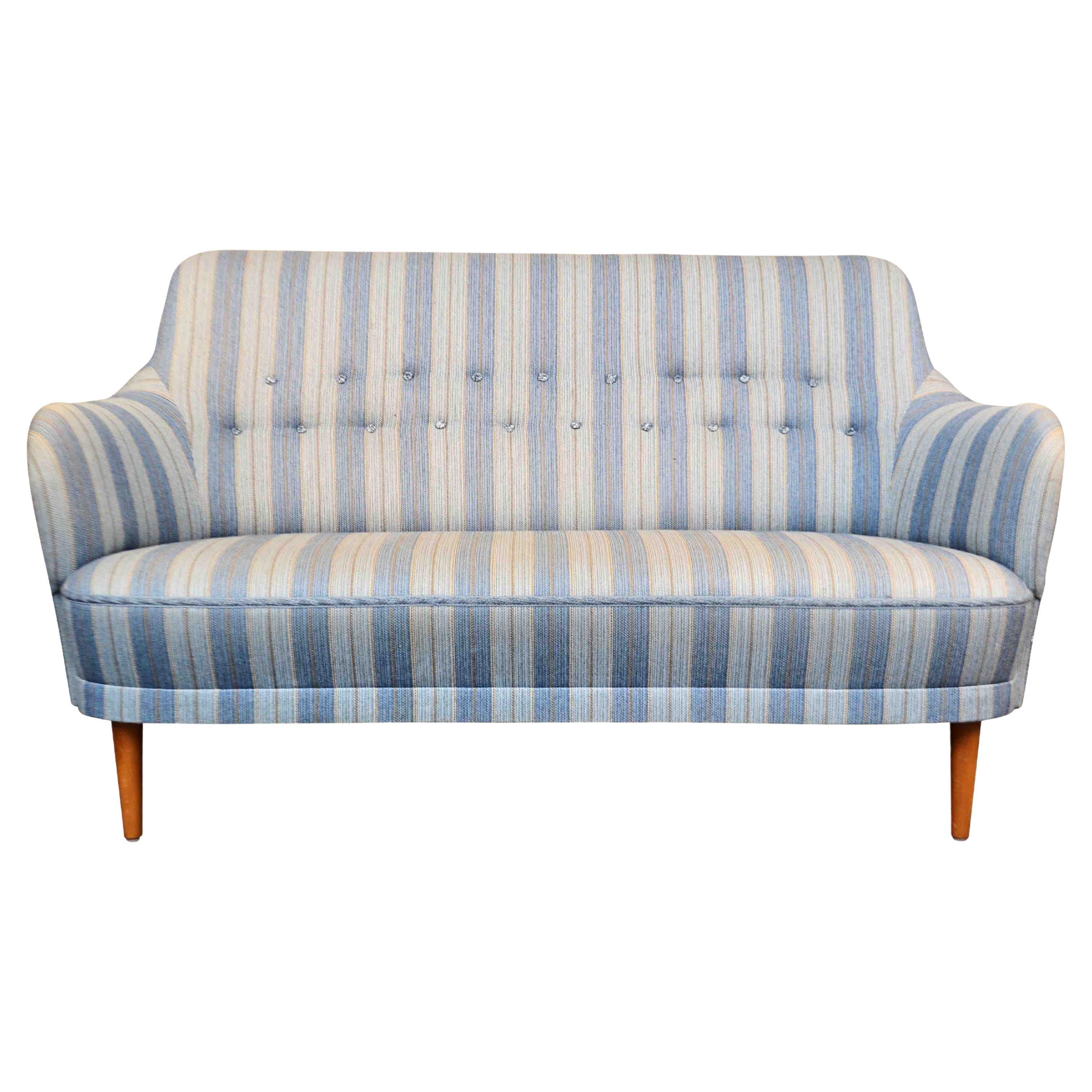 Carl Malmsten Early Pine Sofa Bed, Sweden, 1940s at 1stDibs