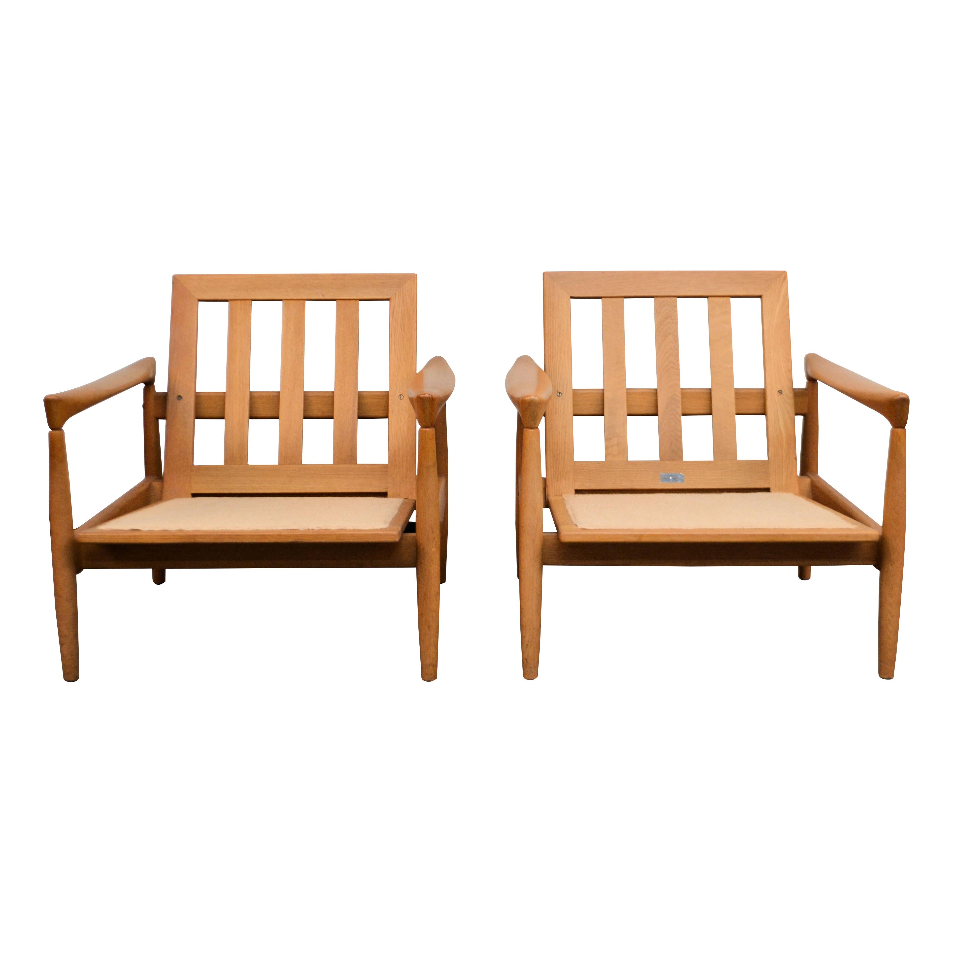 Swedish Design Erik Wørts Oak Living Room Set 6