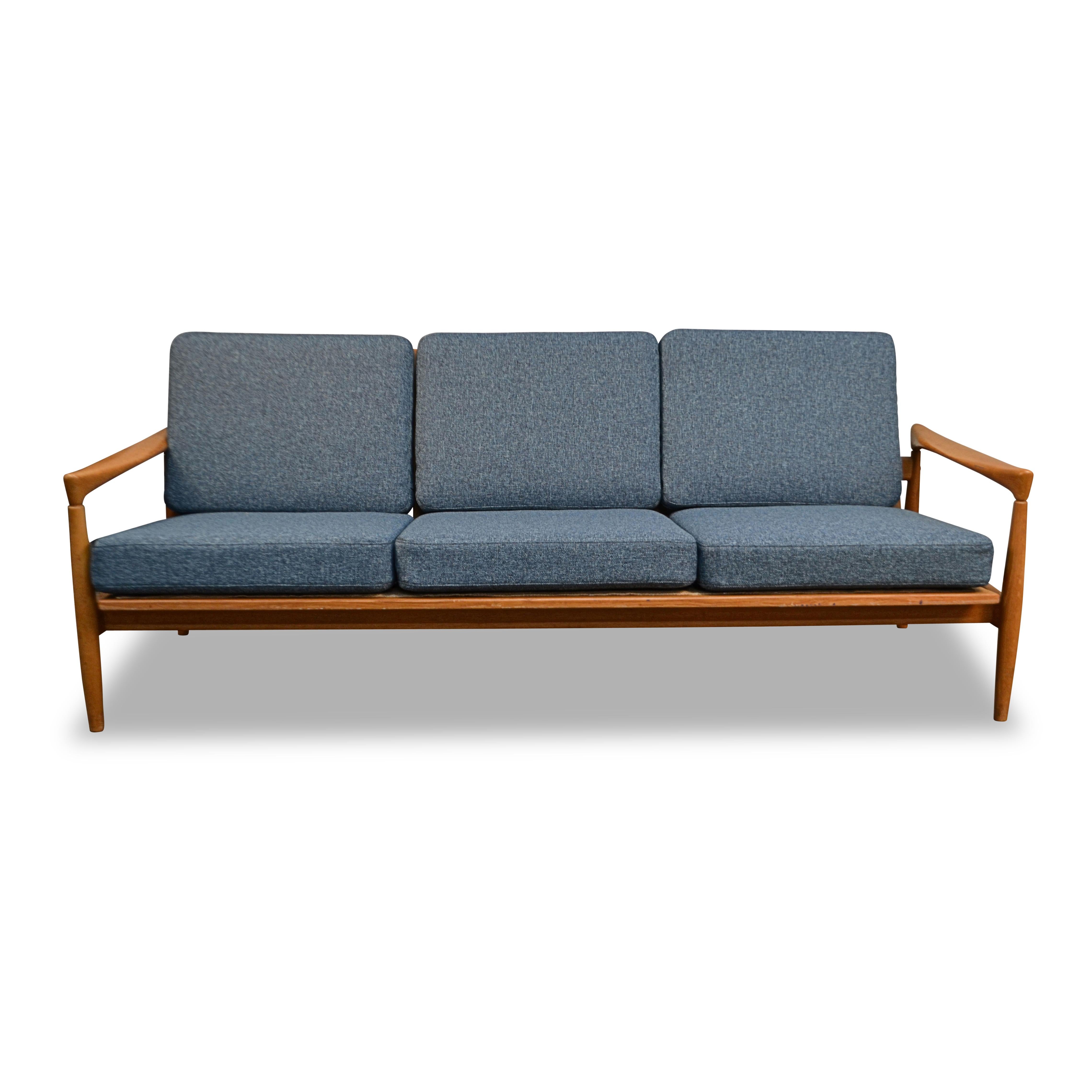 Mid-Century Modern Swedish Design Erik Wørts Oak Living Room Set