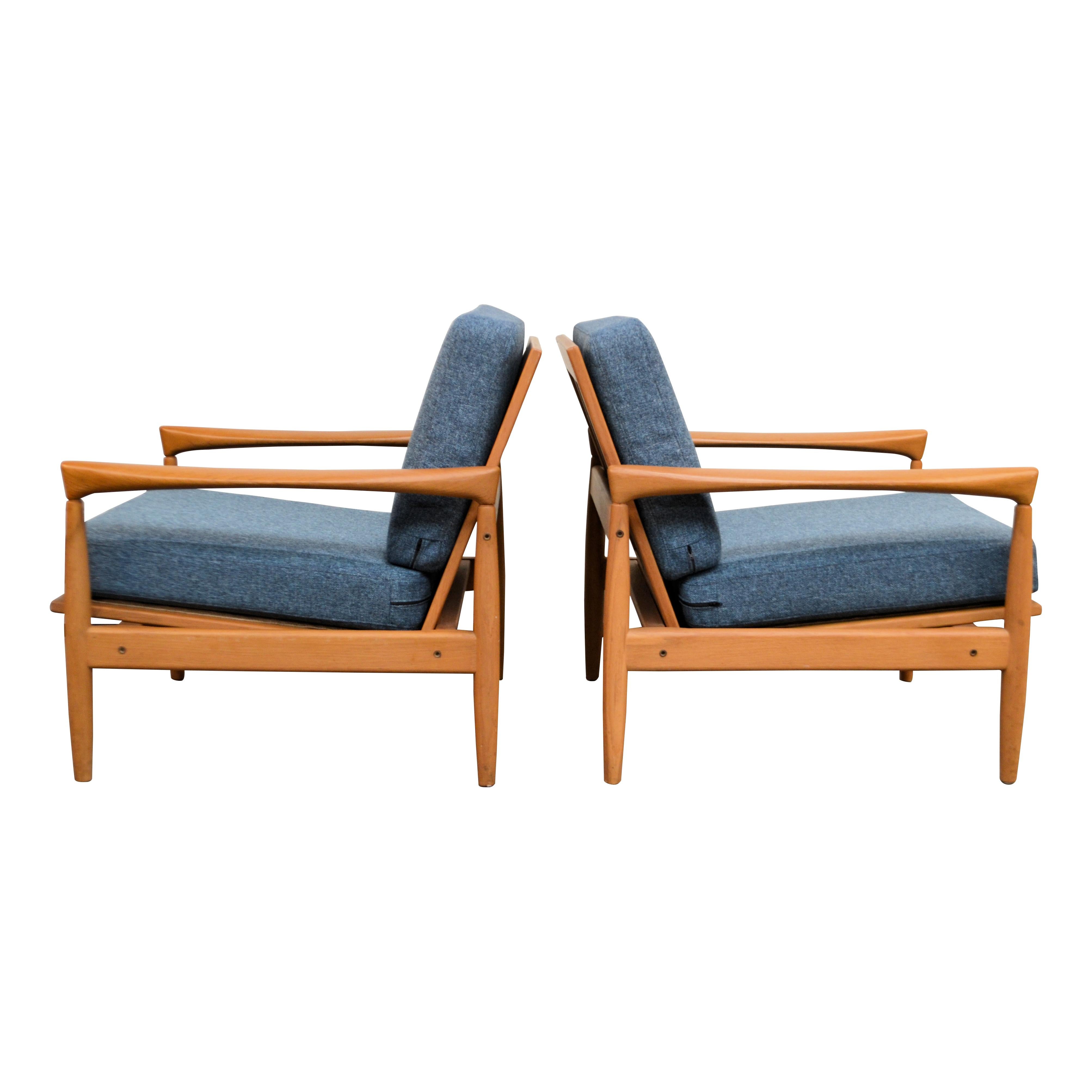 20th Century Swedish Design Erik Wørts Oak Living Room Set