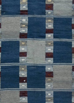Swedish Design Flat-Weave Rug