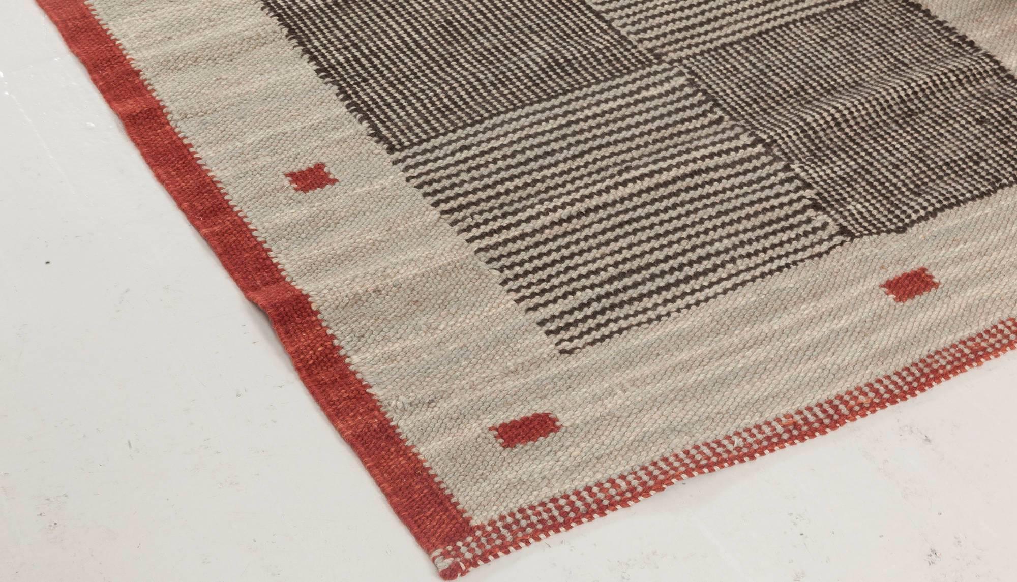 Contemporary Swedish Design Flat-Weave Runner