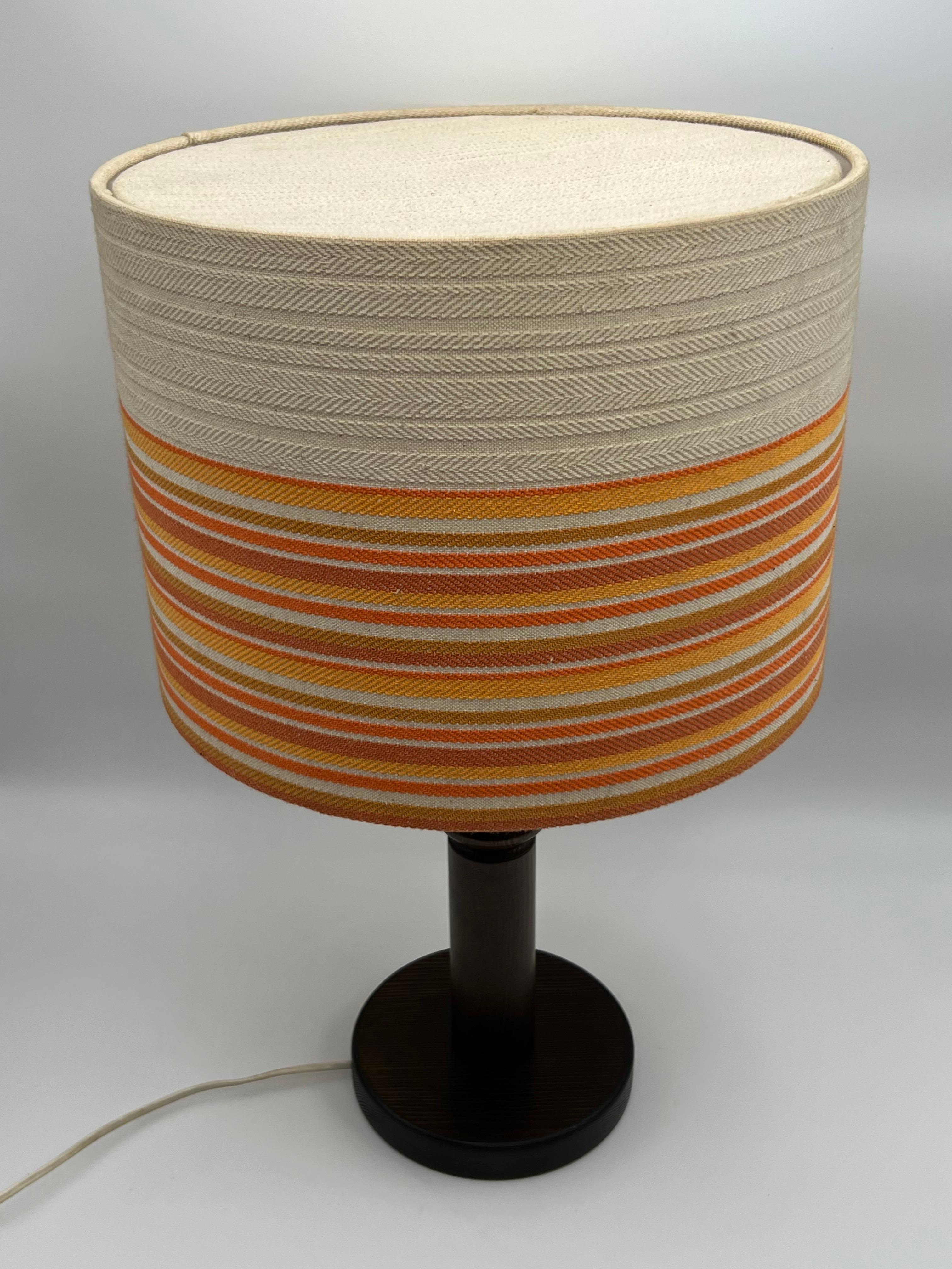 Swedish Design, Nature Pine Table Lamp, 1970s, Uno Kristiansson Style For Sale 1
