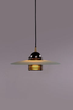 Lampada a sospensione di design svedese del marchio Belid, 1960