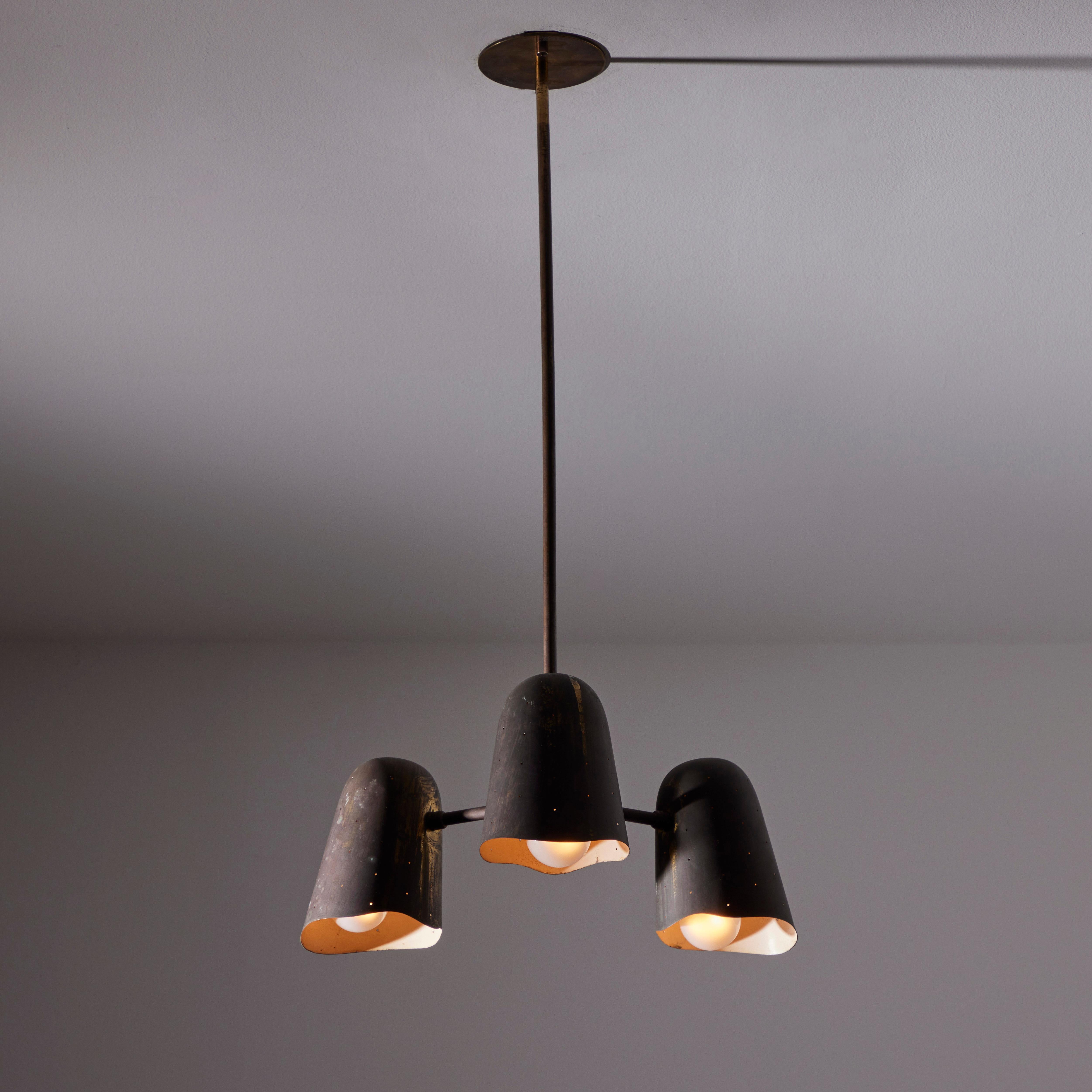 Mid-Century Modern Swedish Design Suspension Light
