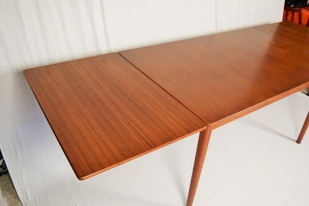 Swedish Design Teak Extending Dining Table Designed by Nils Jonsson, 1960s 1