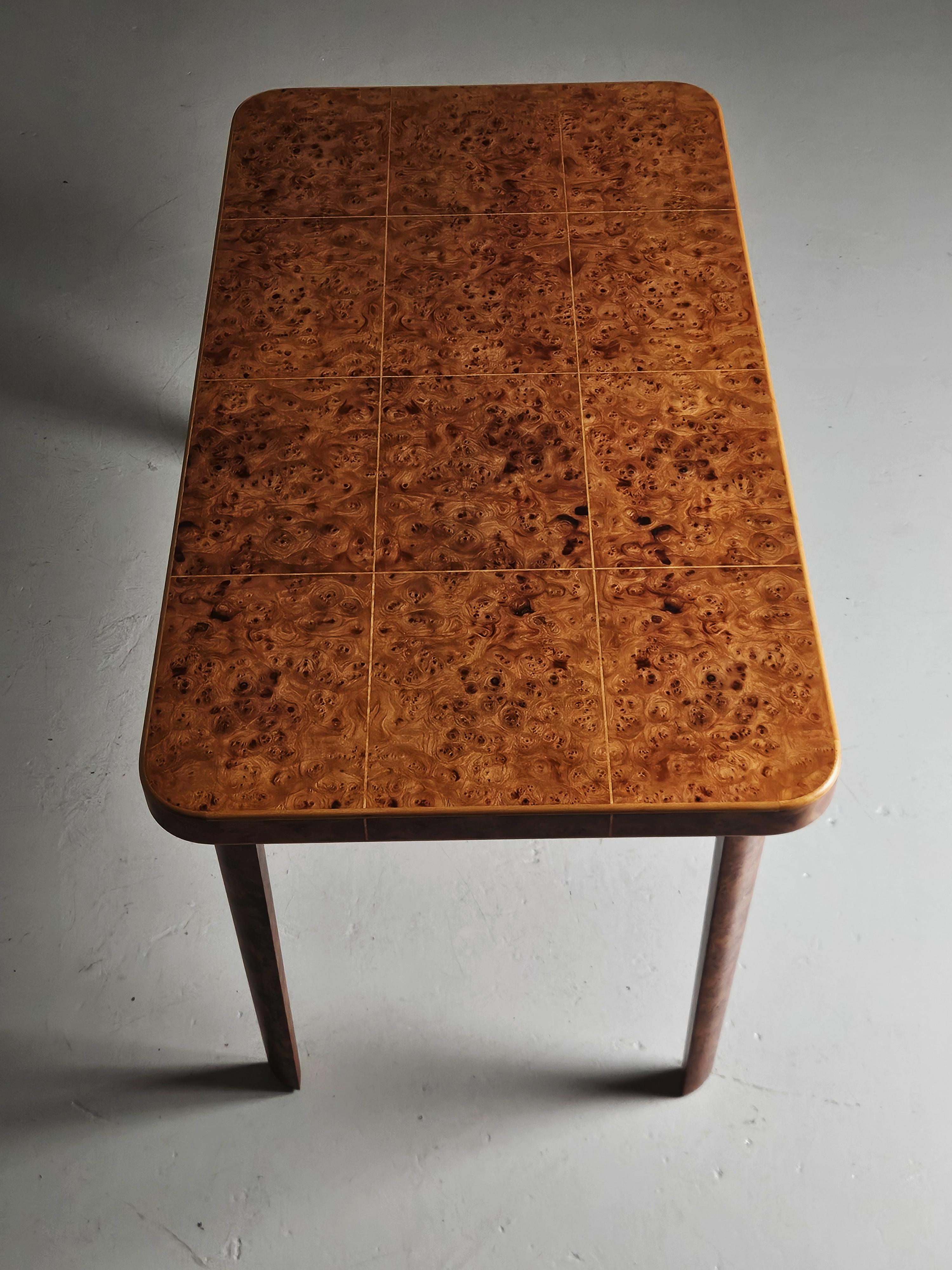 Schwedischer Designer-Couchtisch aus alder-Wurzelholz von Reiners, Schweden, 1940er Jahre im Angebot 4