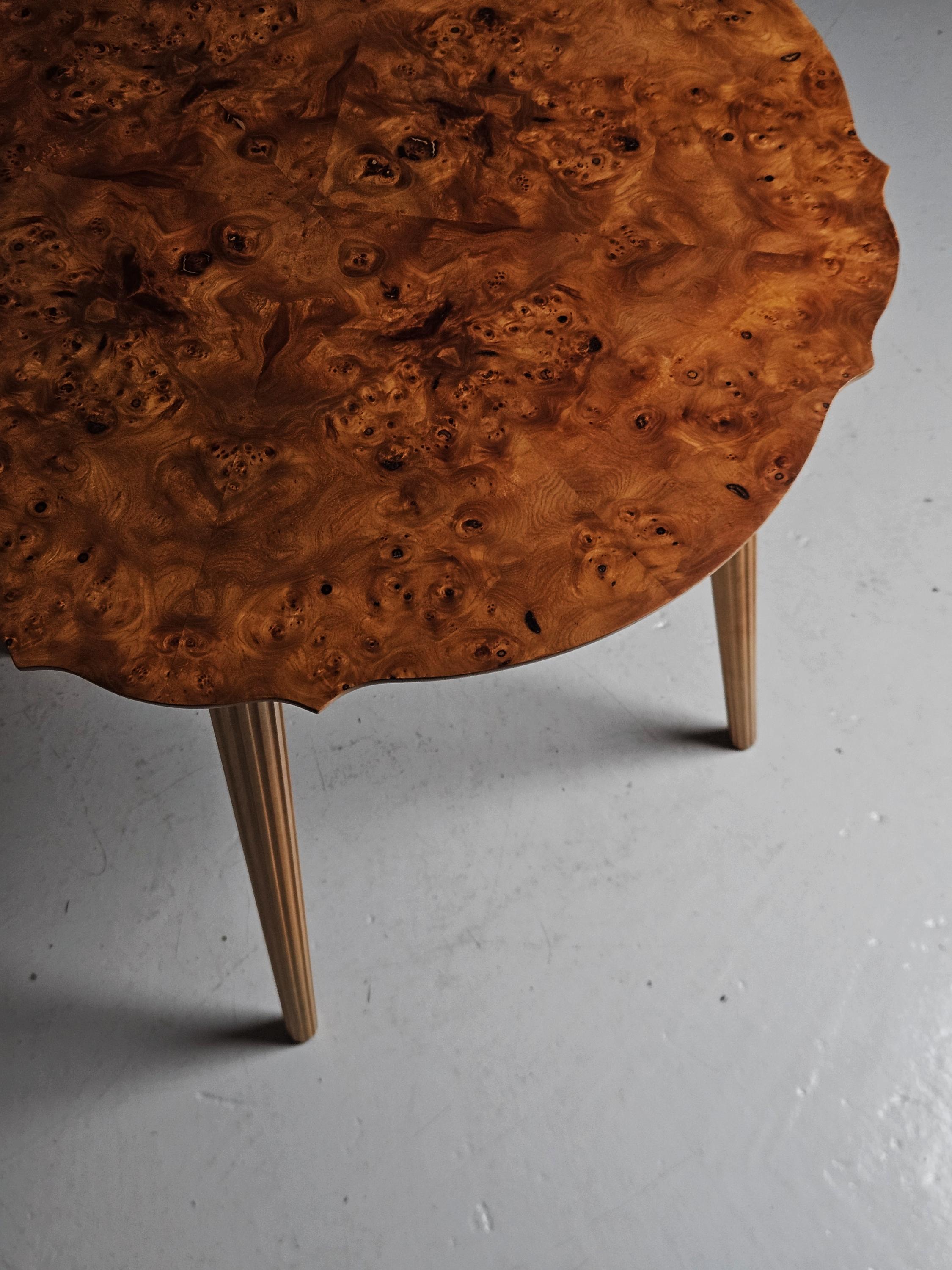 Swedish designer alder root coffee table from the 1940s In Good Condition In Eskilstuna, SE