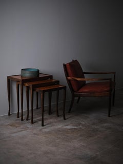 Swedish designer alder root nesting tables , 1930s