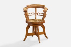 Swedish Designer, Armchair, Birch, Sweden, 1910s