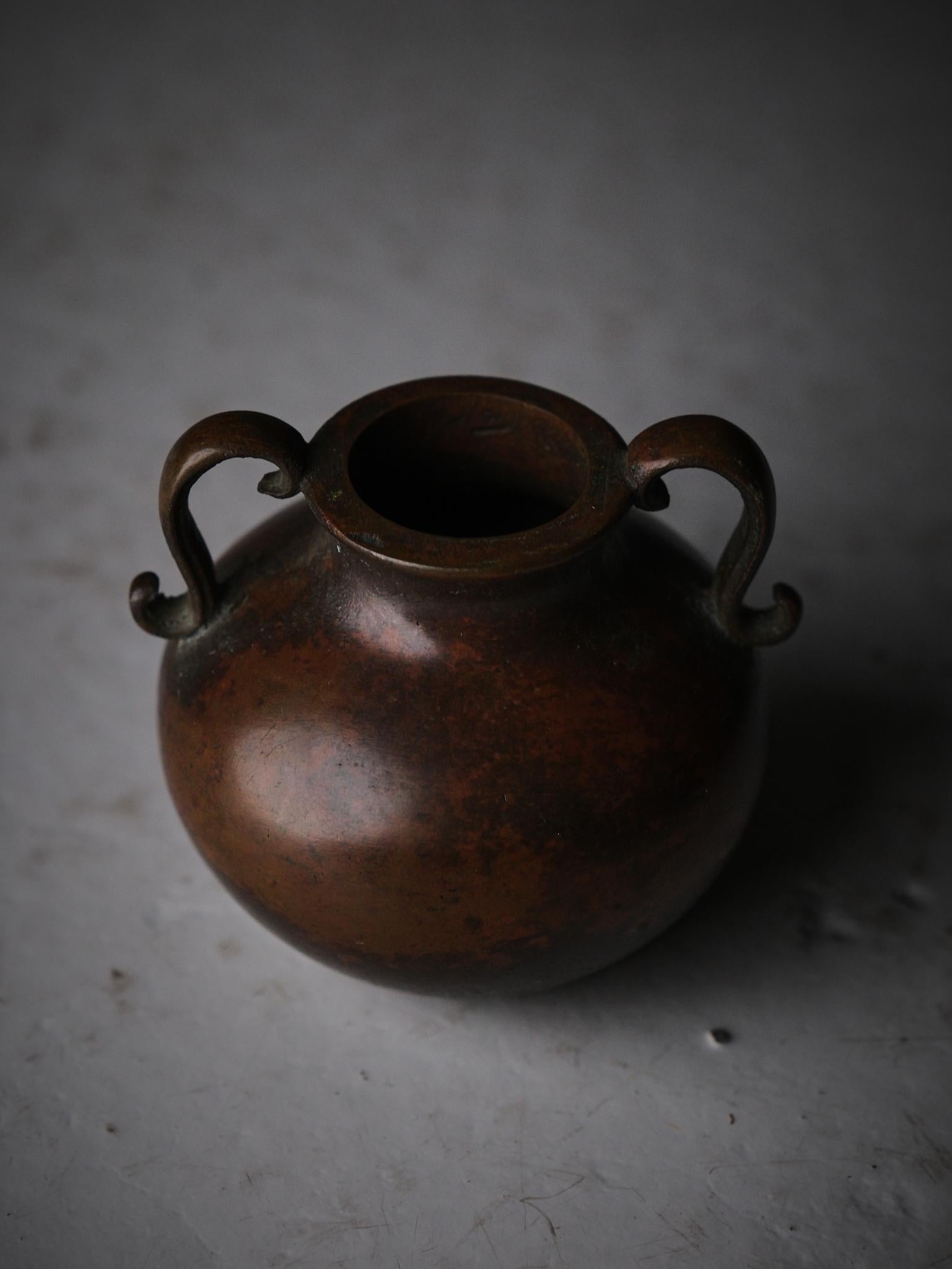 Svedese Vaso in bronzo art déco di design svedese, anni '30 in vendita