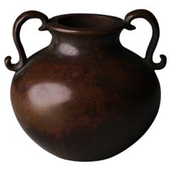 Schwedische Designer-Vase aus Bronze im Art déco-Stil, 1930er Jahre