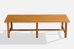 Panchina di design svedese, Pino, Svezia, anni '1970