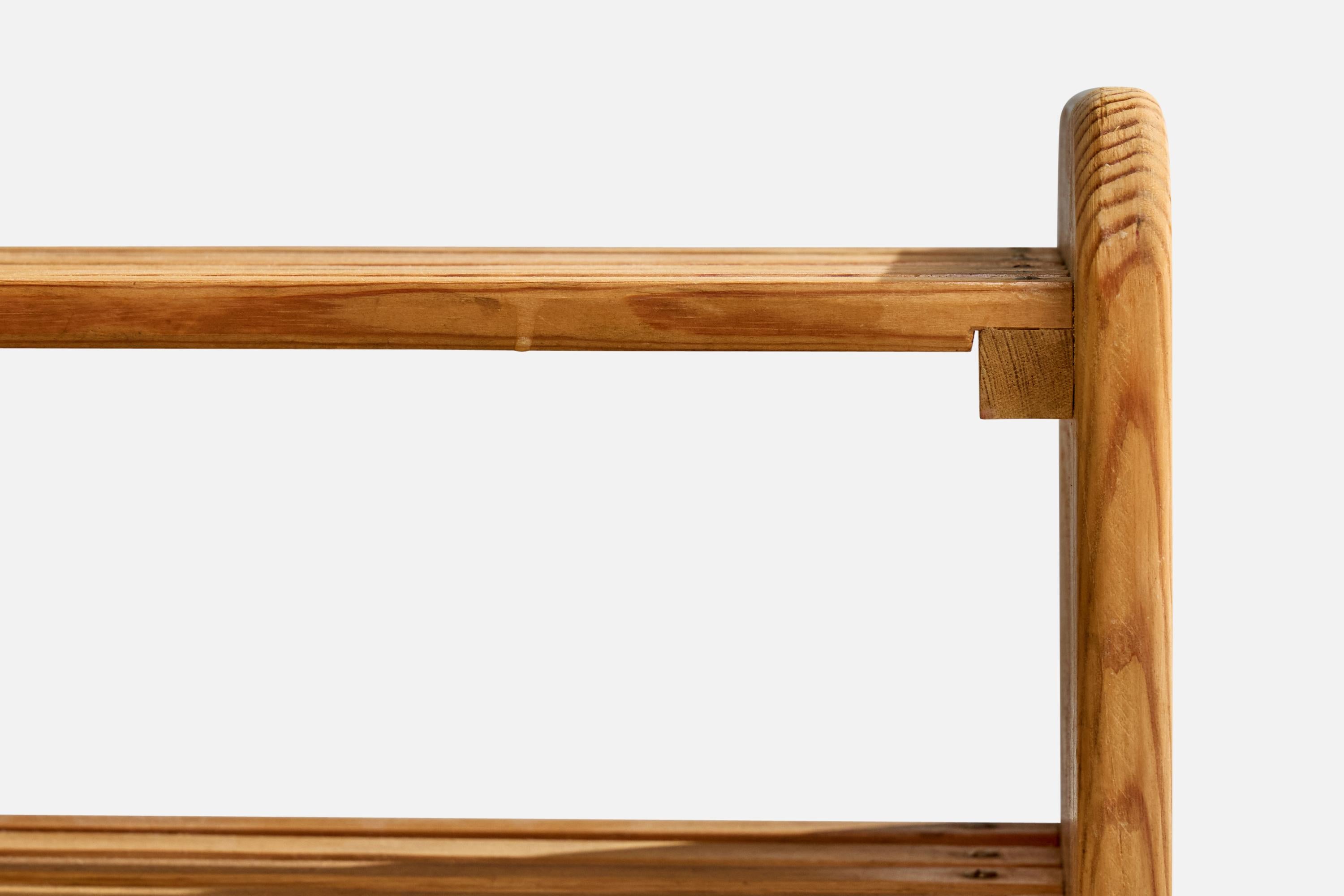 Swedish Designer, Bench, Pine, Sweden, 1970s For Sale 1