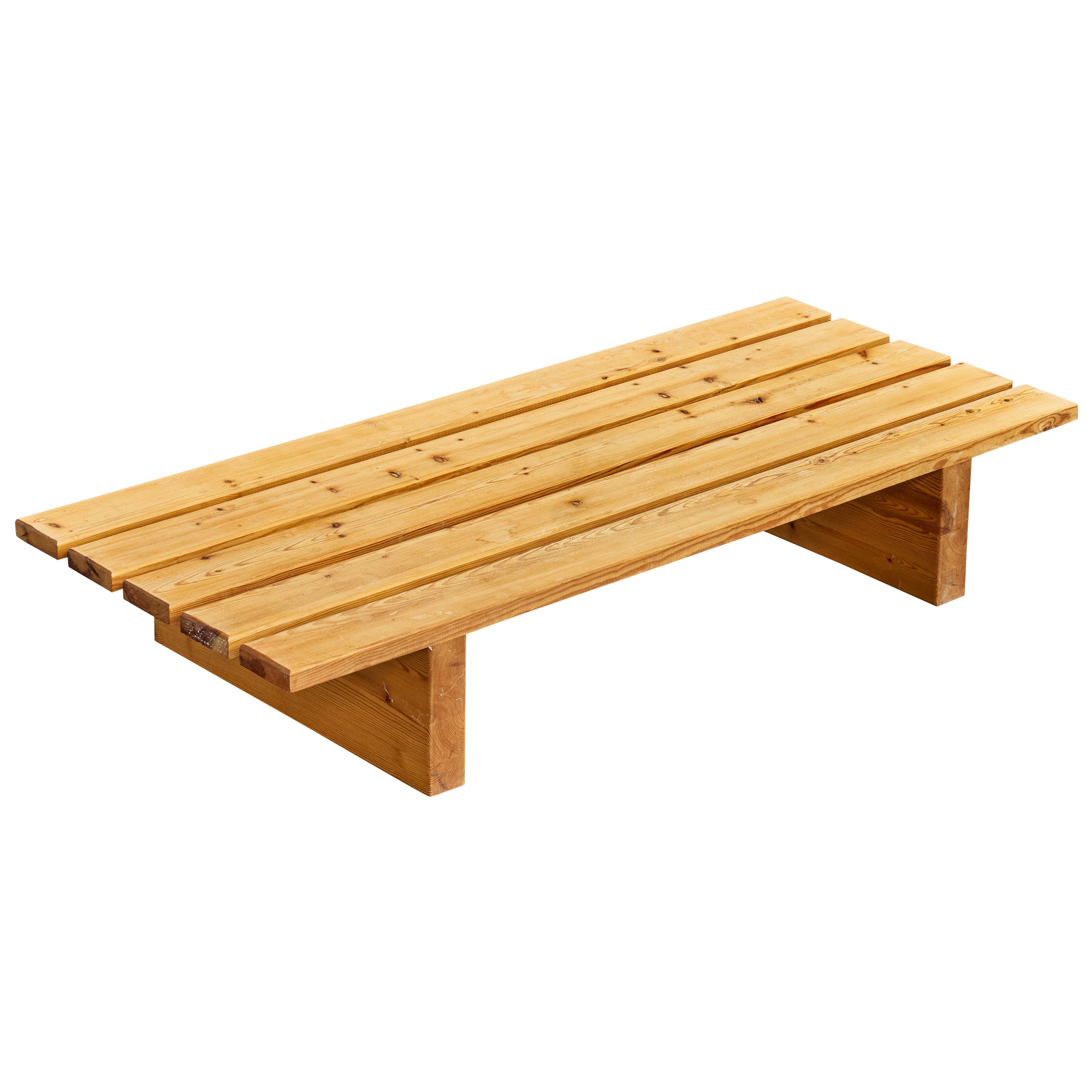 Swedish Designer, Bench, Pine, Sweden, 1970s