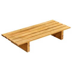 Swedish Designer, Bench, Pine, Sweden, 1970s