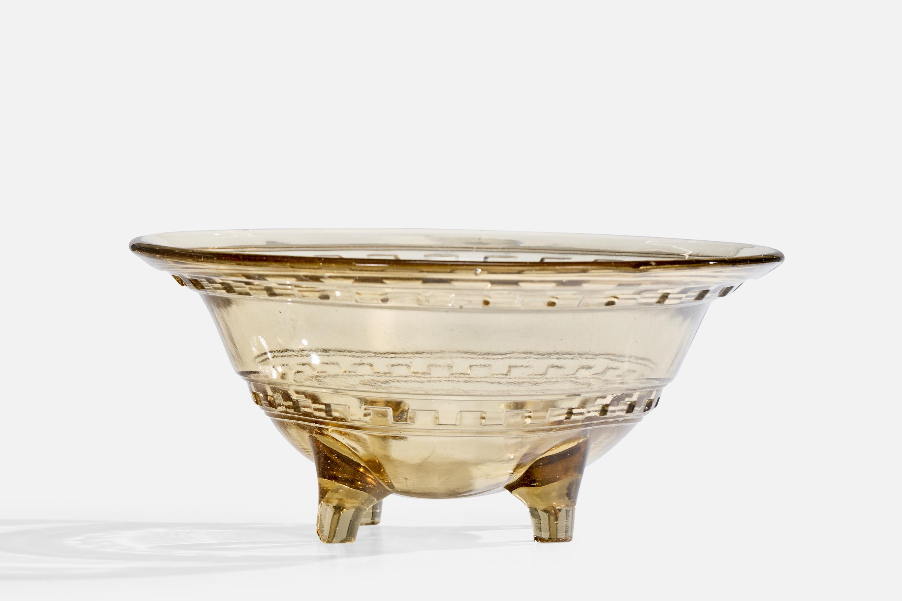 Suédois Bol et verre suédois, Suède, années 1930 en vente