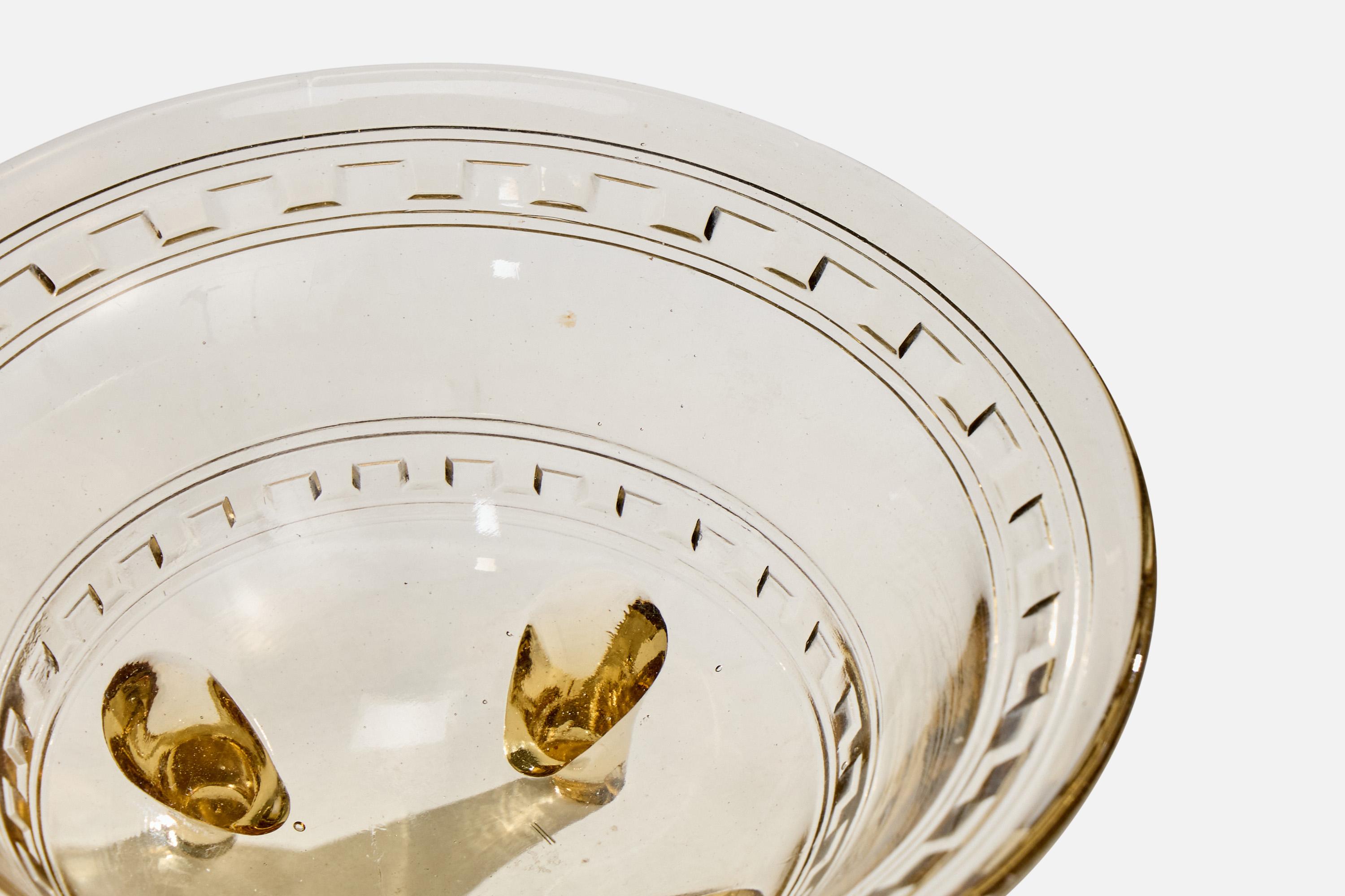 Milieu du XXe siècle Bol et verre suédois, Suède, années 1930 en vente