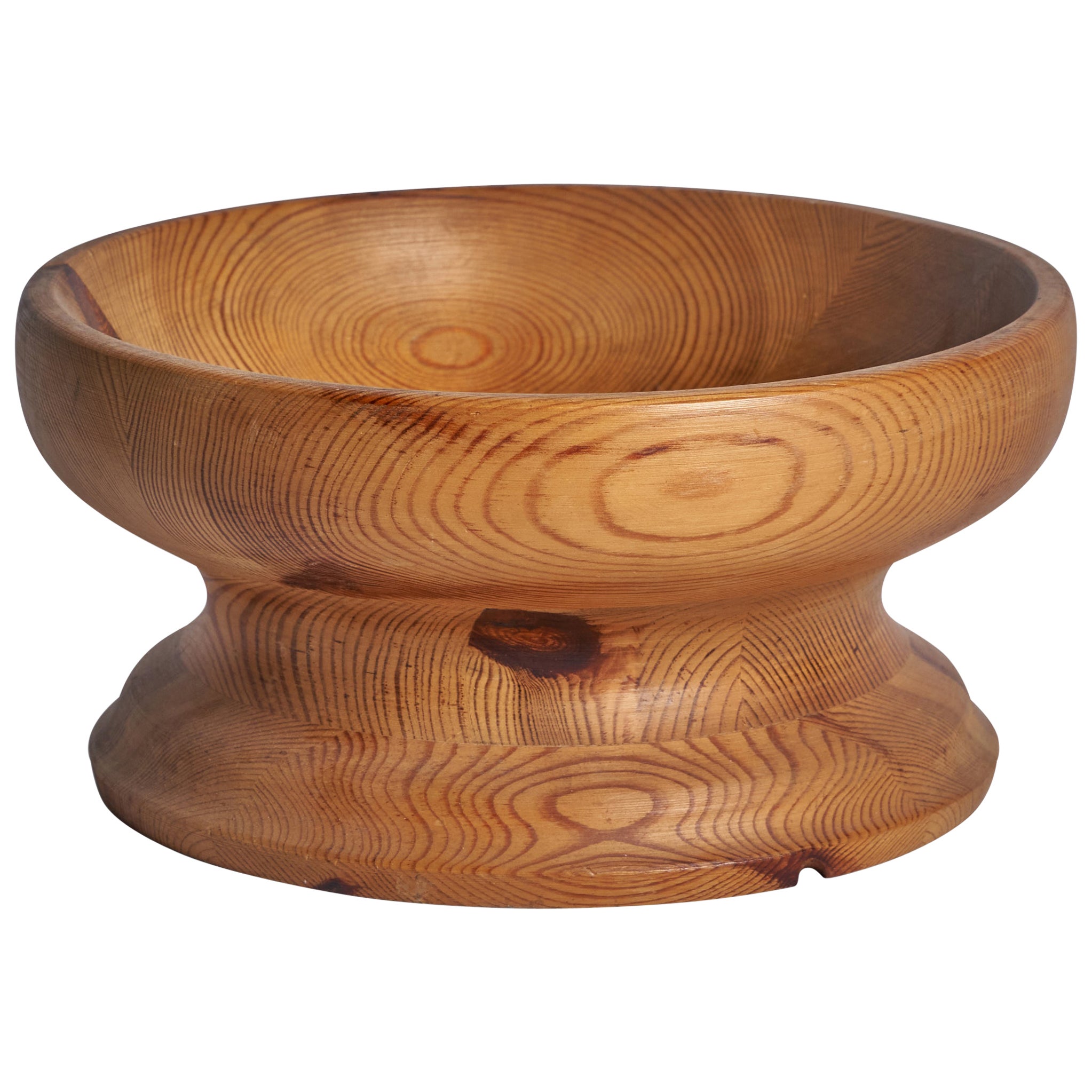 Swedish Designer, Bowl, Pine, Sweden, 1970s