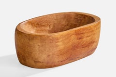 Swedish Designer, Bowl, Wood, Sweden, 1950s