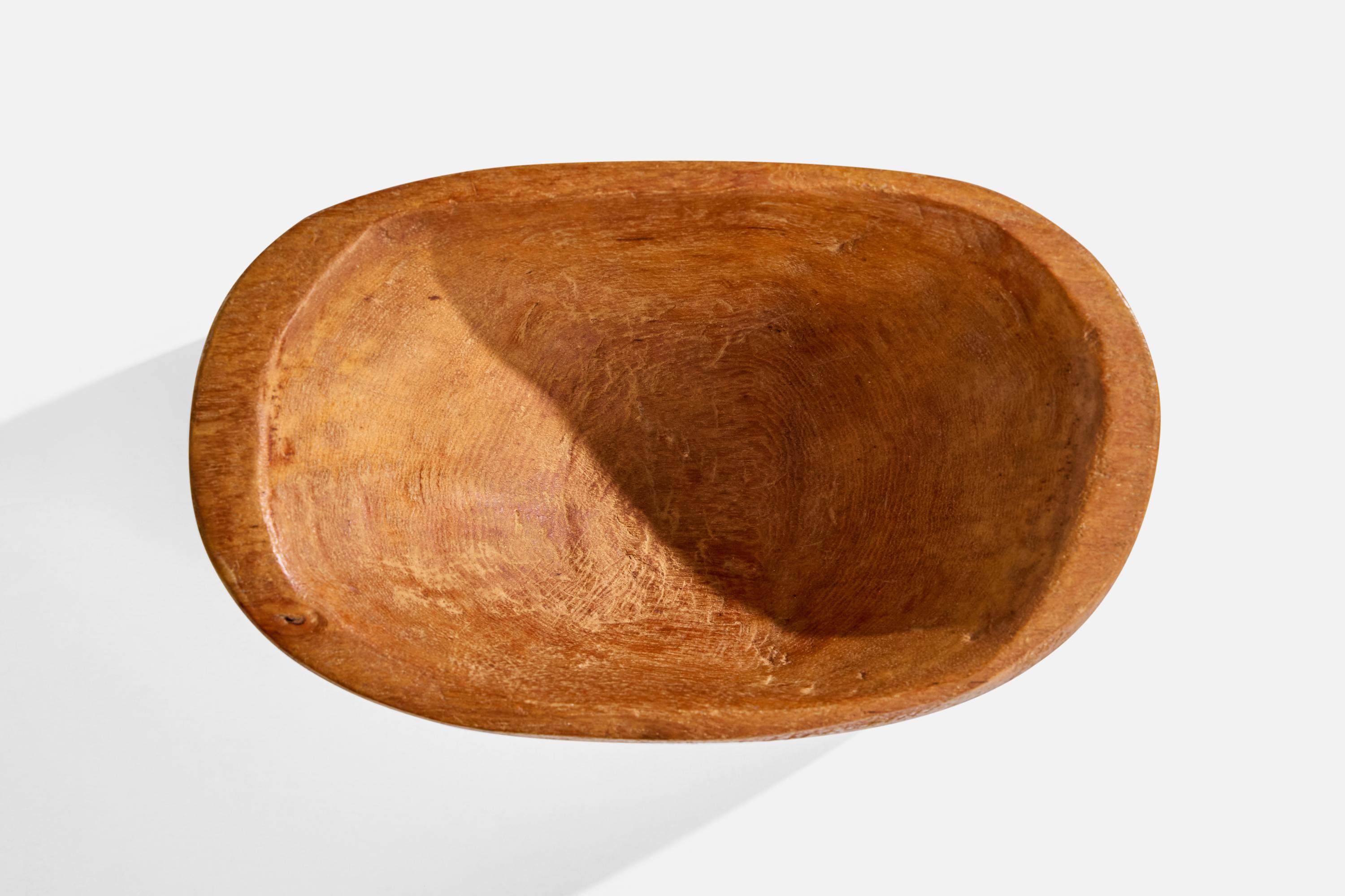 Milieu du XXe siècle Design/One, bol, Wood, Suède, années 1950 en vente