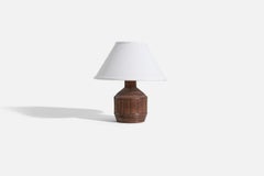 Swedish Designer, Table Lamp, Stoneware, Sweden, c. 1960s