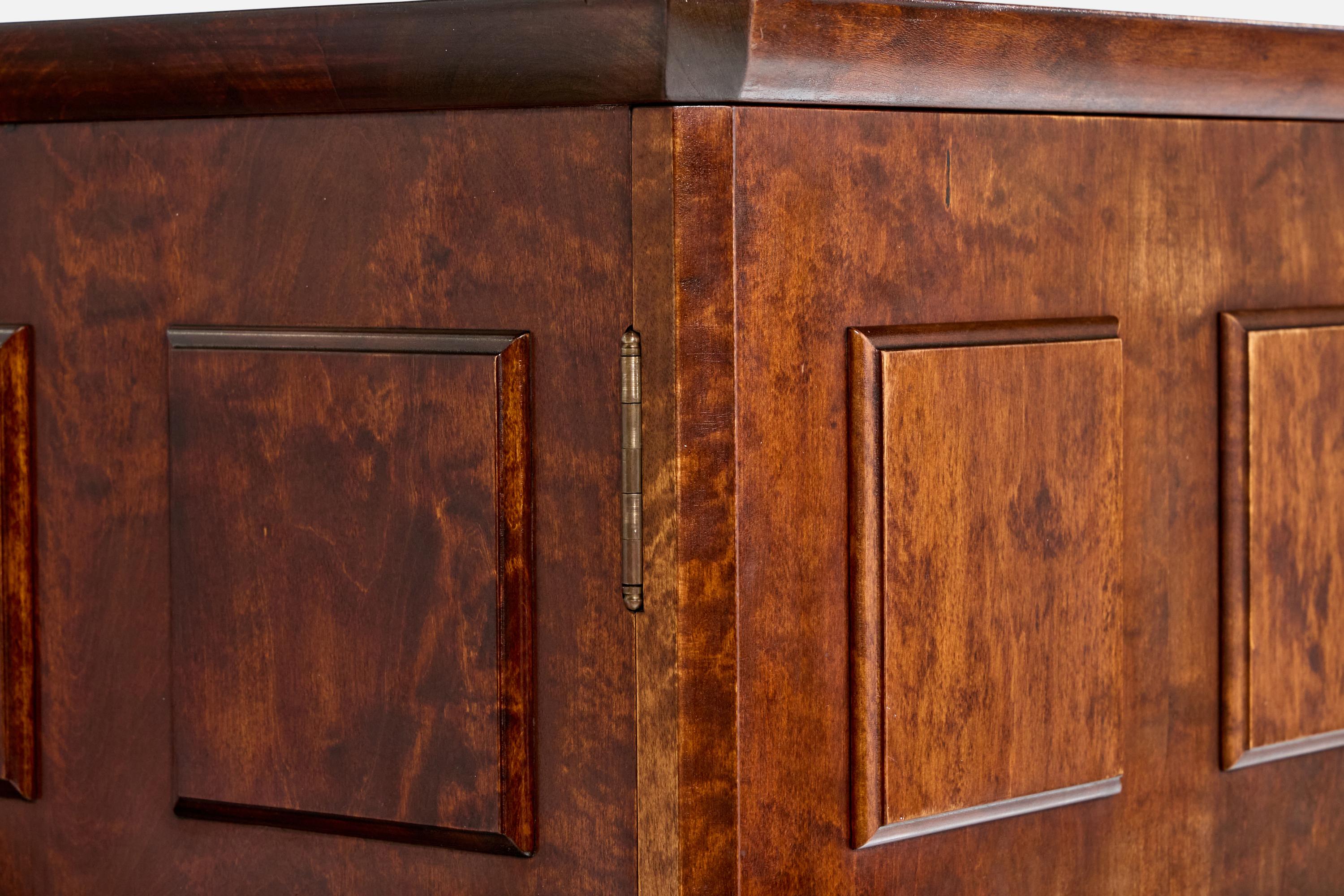 Schwedischer Designer, Schrank, Birke, Schweden, 1930er Jahre im Angebot 7